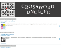 Tablet Screenshot of crosswordunclued.com